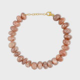 Oracle Peach Moonstone Crystal Bracelet