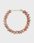 Oracle Peach Moonstone Crystal Bracelet
