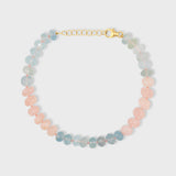 Oracle Morganite Gemstone Faceted Bracelet