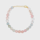 Oracle Morganite Gemstone Sphere Bracelet