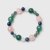 Oracle Rose Quartz Lapis Aventurine Orbit Bracelet