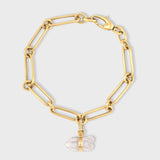 Crystalline Talisman Diamond Crystal Quartz Bracelet