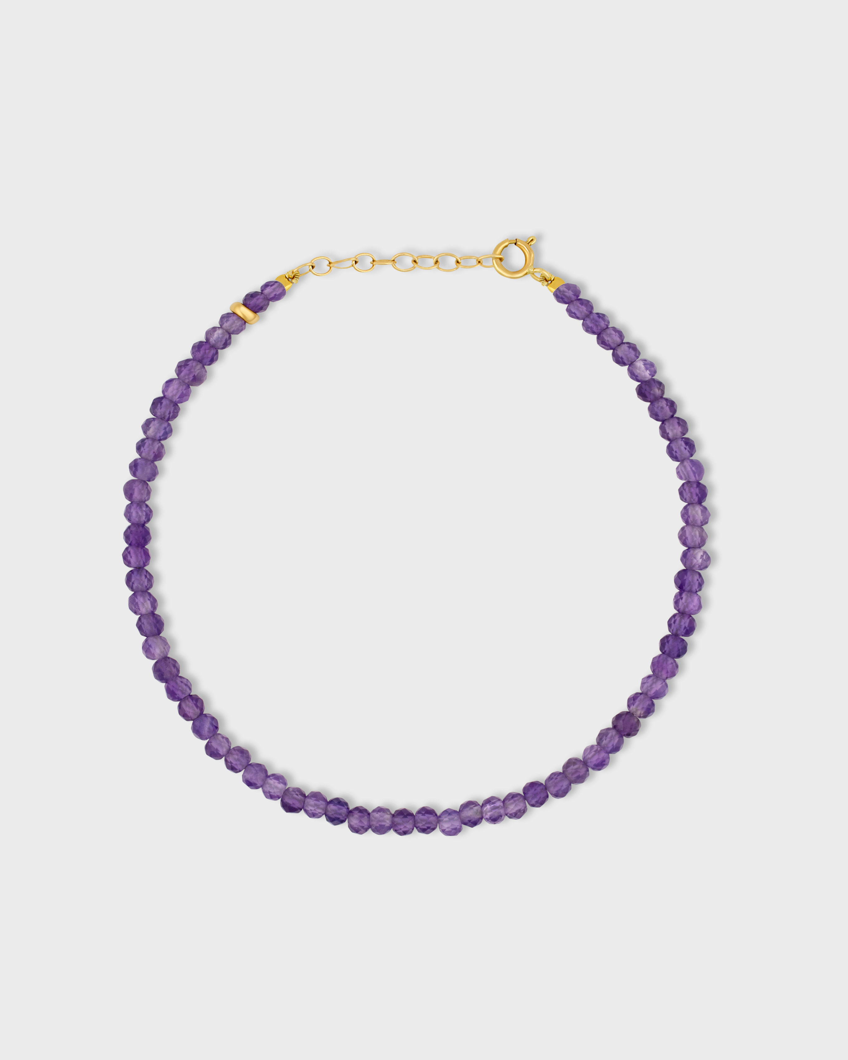 Birthstone February Amethyst Bracelet