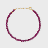 Birthstone July Ruby Bracelet