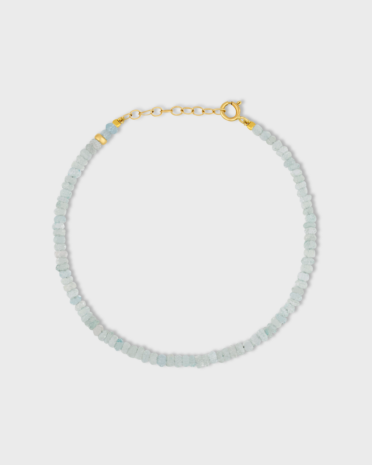 Birthstone March Aquamarine Bracelet