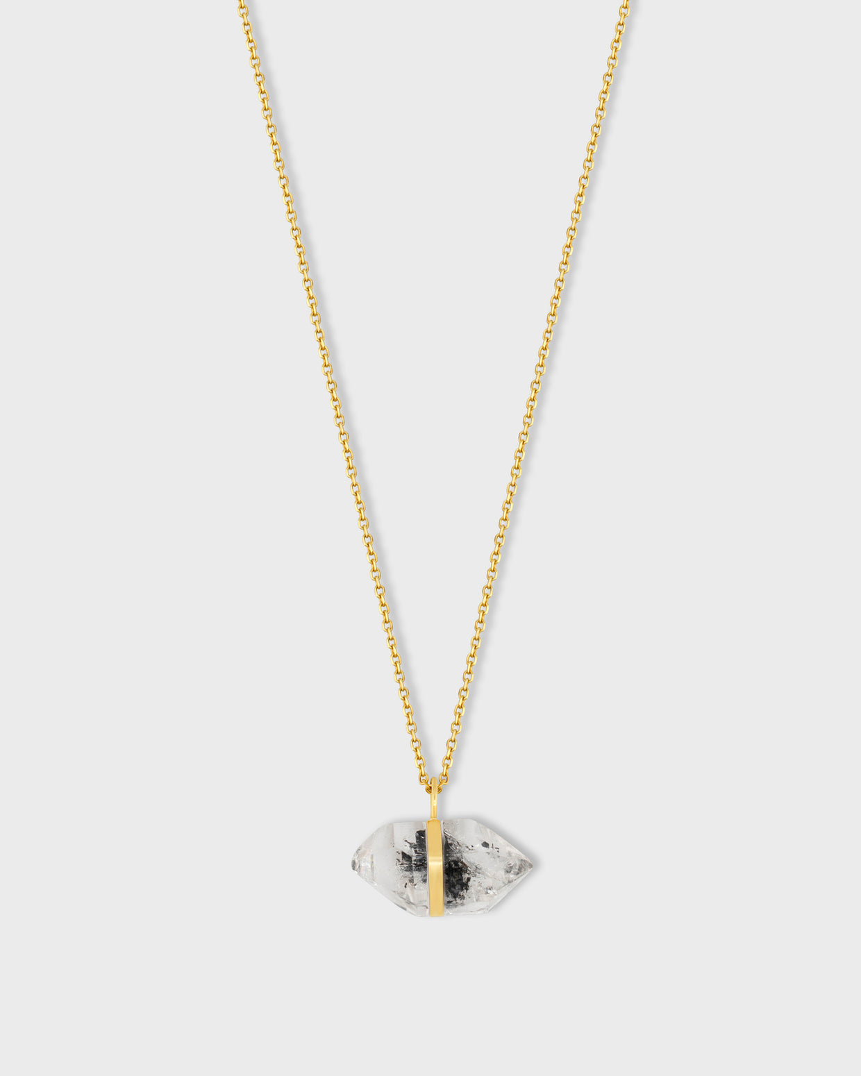 Birthstone April Herkimer Diamond Necklace
