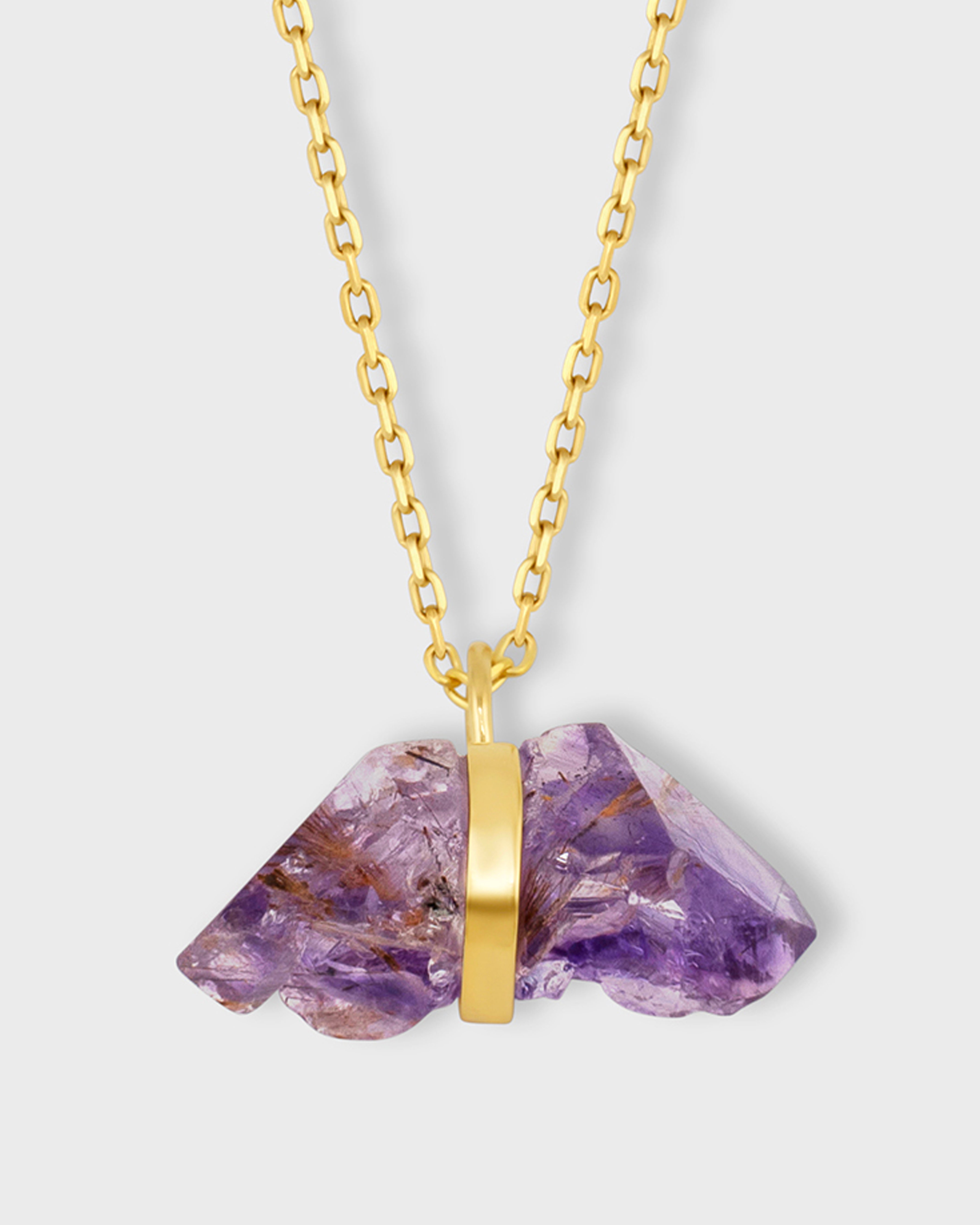 Birthstone February Amethyst Necklace