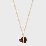 January Birthstone Garnet Necklace