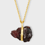 January Birthstone Garnet Necklace