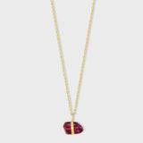 July Birthstone Ruby Necklace