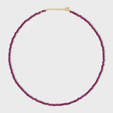 Birthstone July Ruby Necklace