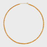 Birthstone November Citrine Beaded Necklace