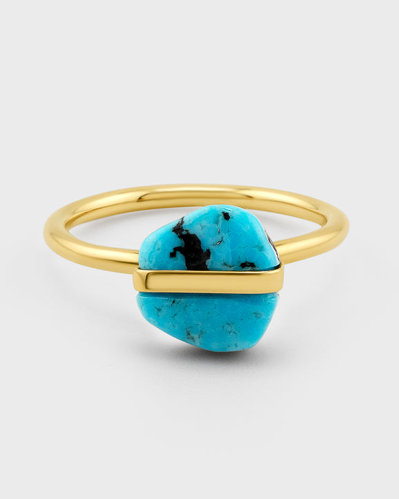 Birthstone December Turquoise Ring