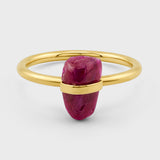 Birthstone July Ruby Ring