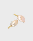 Ocean Diamond Gypsy Baroque Pearl Earrings