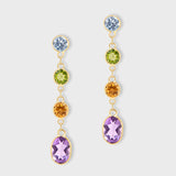 Chakra Spherical Dangle Earrings