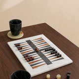 Marble Onyx Backgammon Set