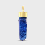 Tanzanite Gold Cap Charm