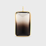 Smoky Quartz Citrine Gemstone Charm