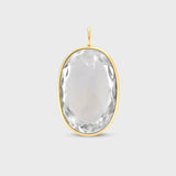 Crystal Quartz Gemstone Charm