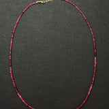 Red Spinel Necklace