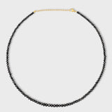 Astral Jumbo Faceted Black Necklace