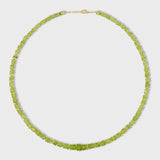 Aurora Peridot Fancy Cut Necklace