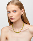 Aurora Peridot Fancy Cut Necklace