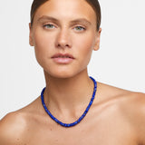 Aurora Lapis Fancy Cut Necklace