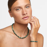 Aurora Emerald Fancy Cut Necklace