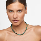 Aurora Emerald Fancy Cut Necklace