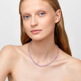 Aurora Lavender Amethyst Fancy Cut Necklace