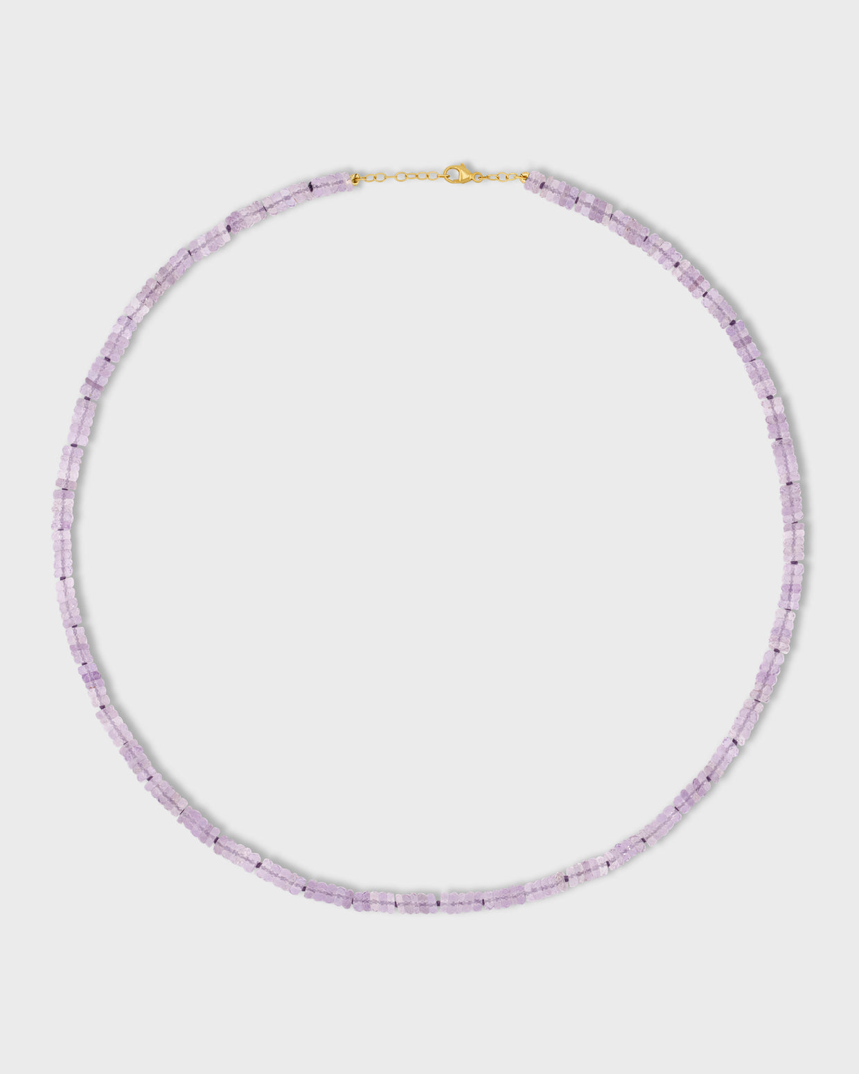 Aurora Lavender Amethyst Fancy Cut Necklace
