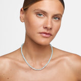 Aurora Aquamarine Fancy Cut Necklace