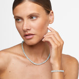 Aurora Aquamarine Fancy Cut Necklace