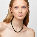 Aurora Chrome Diopside Fancy Cut Necklace