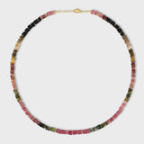 Aurora Tourmaline Fancy Cut Necklace