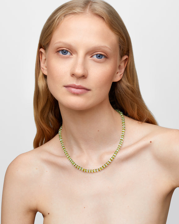Aurora Aquamarine & Peridot Necklace