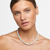 Amazonite & Opal Fancy Cut Necklace