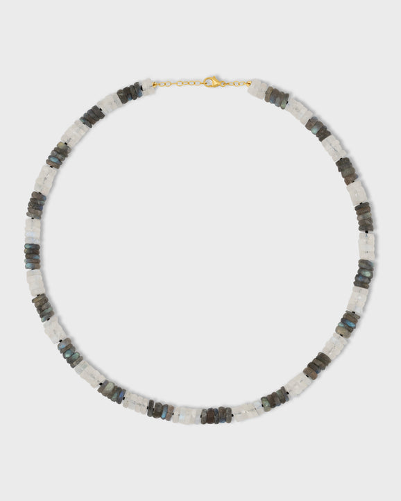 Aurora Moonstone & Labradorite Necklace
