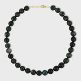 Oracle Moss Agate Crystal Sphere Necklace