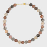 Sunstone Crystal Sphere Necklace