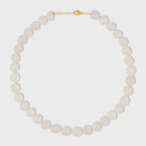 Oracle Rainbow Moonstone Crystal Sphere Necklace
