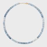 Aurora Ombre Blue Opal Fancy Cut Necklace