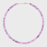 Aurora Lavender Quartz Fancy Cut Necklace