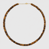 Aurora Tigers Eye Fancy Cut Necklace