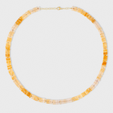 Aurora Ombre Citrine Fancy Cut Necklace