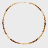 Aurora Champagne Smoky Fancy Cut Necklace