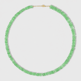 Aurora Chrysoprase Fancy Cut Necklace