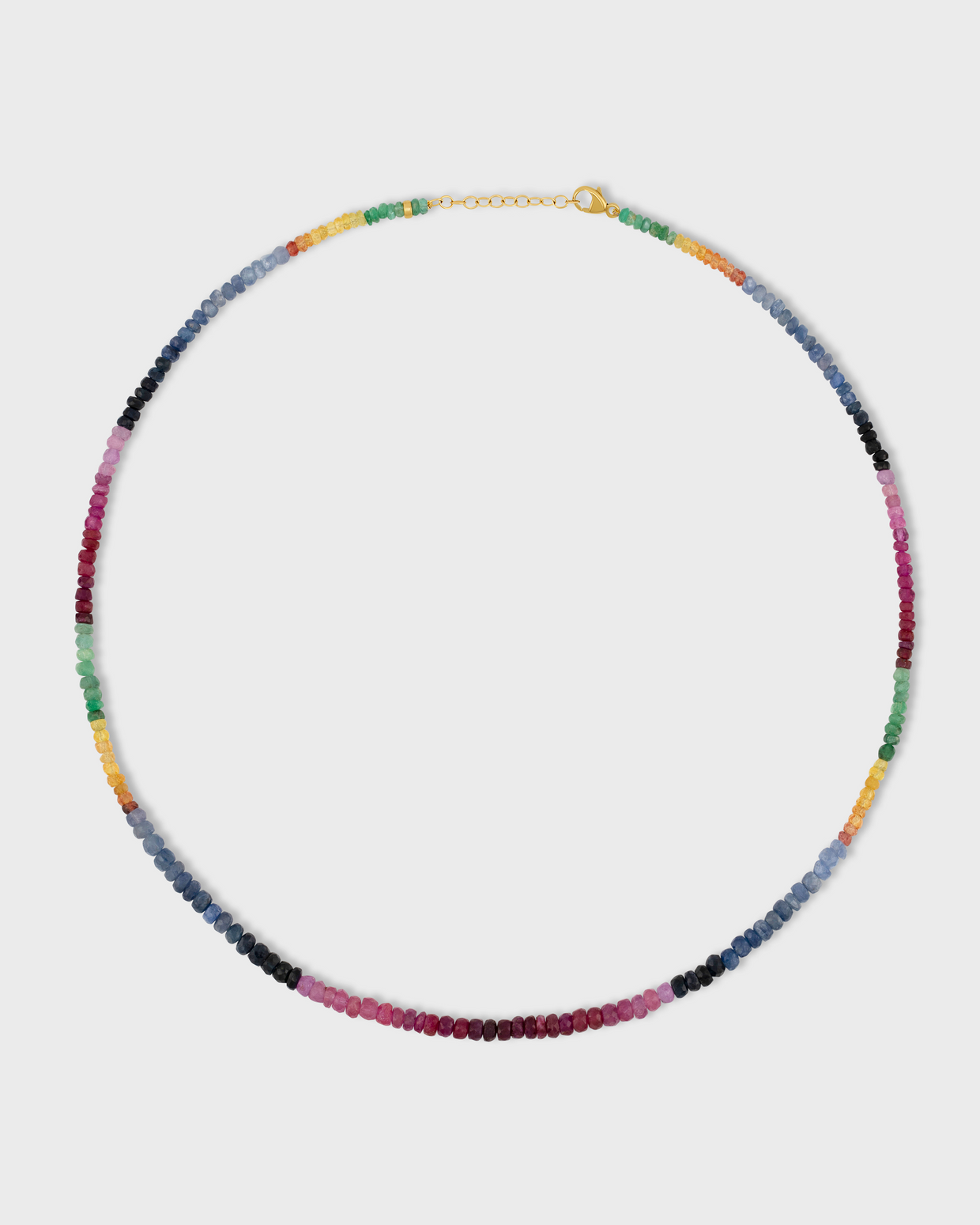 Arizona Dark Rainbow Sapphire Necklace